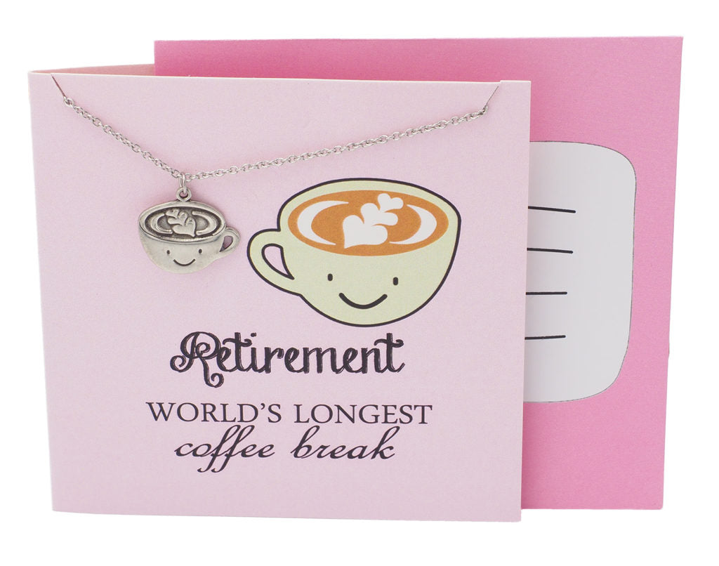 Arya Funny Puns Coffee Necklace 