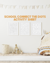 Free Back-To-School Printables Connect the Dots Activity Sheets Poster