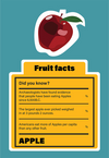 Free Back-To-School Printables Fruit Flash Cards with Fun Facts
