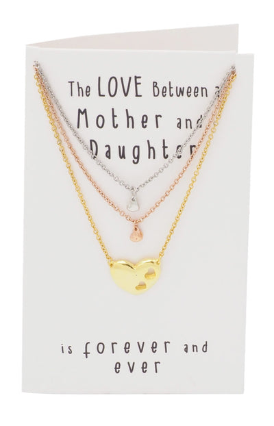 Mother Daughter Jewelry Set (3-pc necklace)