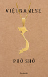 Bithiah Vietnamese Pho Sho Pendant Necklace Gold Tone with Handmade Inspirational Greeting Card