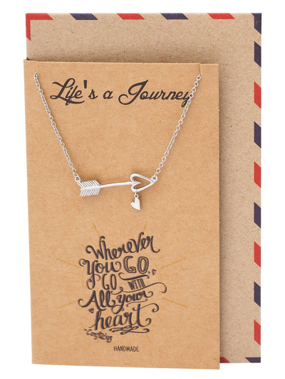 Jody Graduation Gifts Arrow Necklace Inspirational Jewelry