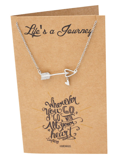 Jody Graduation Gifts Arrow Necklace Inspirational Jewelry