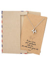Reagan Dog Balloon Pendant Necklace with Inspirational Greeting Card