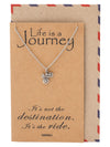 Flo Life is a Journey Necklace Gifts for Cyclists