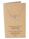 Yvette Infinity Arrow Necklace