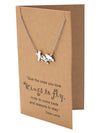 Galina Little Birds on Branch Pendant Necklace for Women