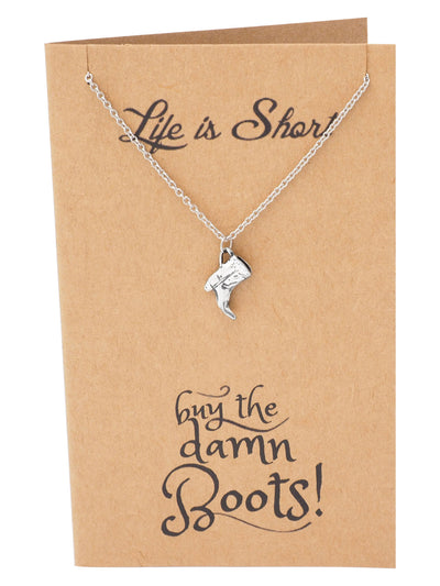 Sierra Boot Jewelry Necklaces for Women
