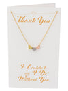 Lyka Triple Heart Pendant Necklace for Women