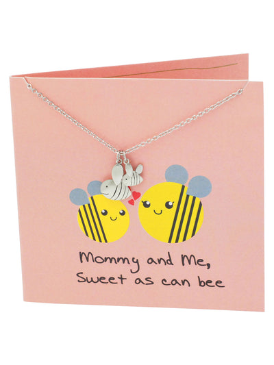 Jess Gifts for Mom Funny Puns Birthday Cards and Bee Necklace