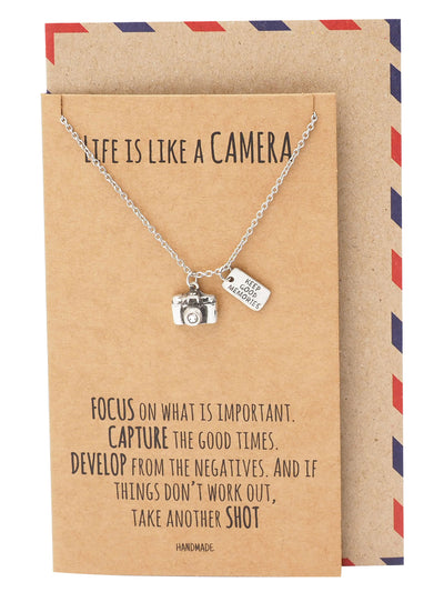 Ida Cute Camera Miniature Pendant Necklace for Women