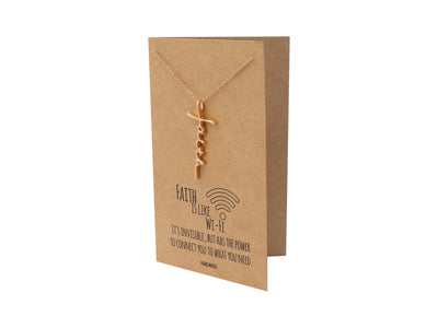 Jolee Faith Pendant Necklace in Rose Gold Tone