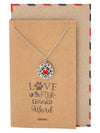 Caitlyn Hearts and Paws Pendant Necklace for Women
