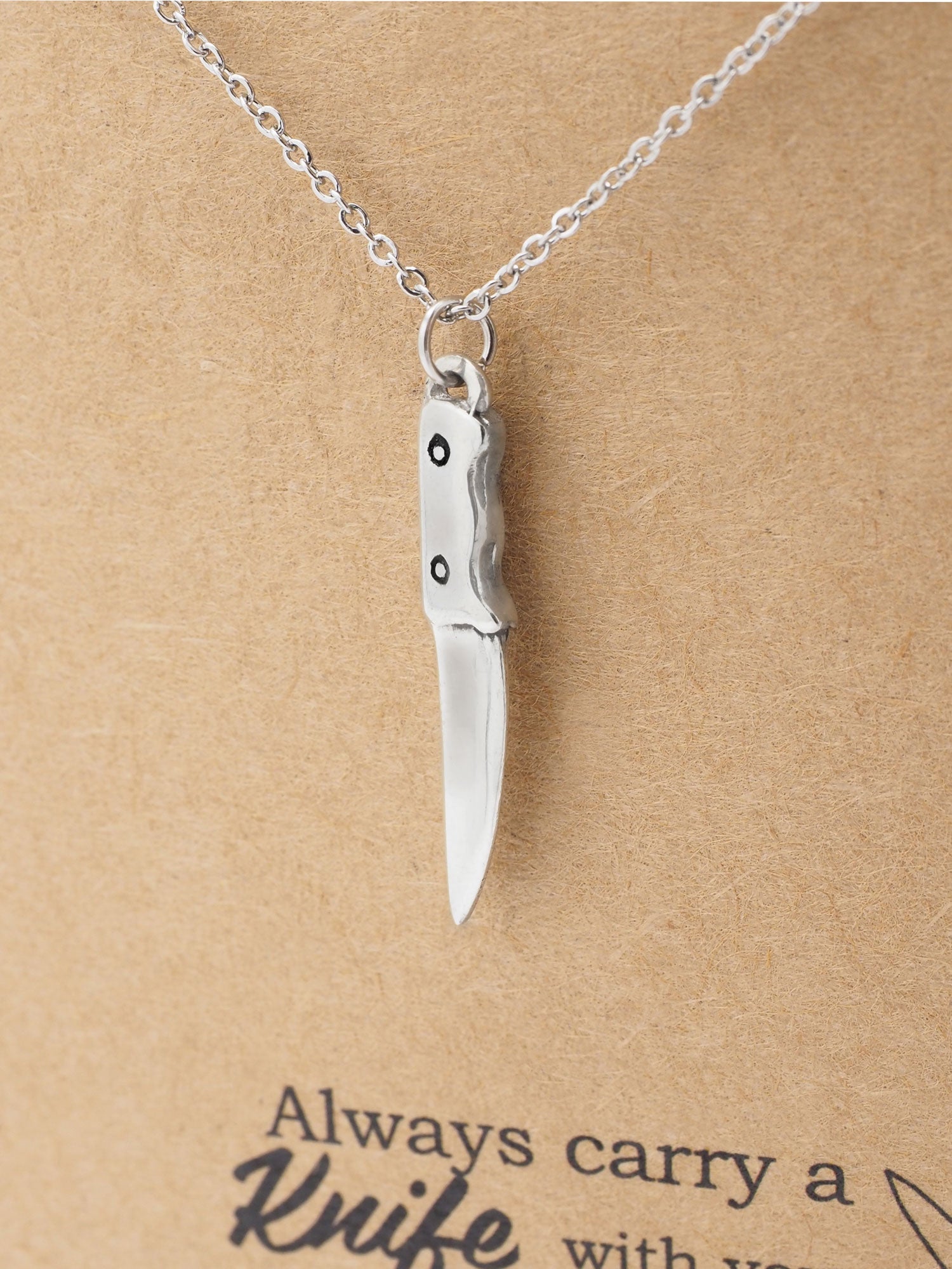 Maddox Best Friend Gifts Cooking Jewelry Knife Necklace Funny Birthday Cards  - Quan Jewelry