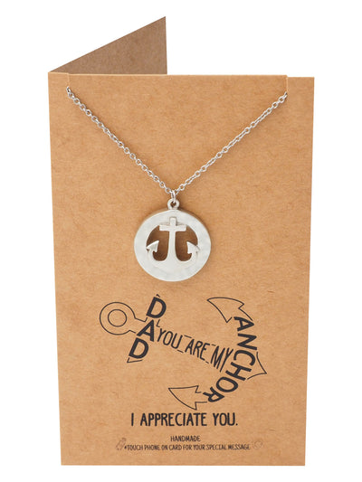 Inno Ring and Anchor Pendant Necklace