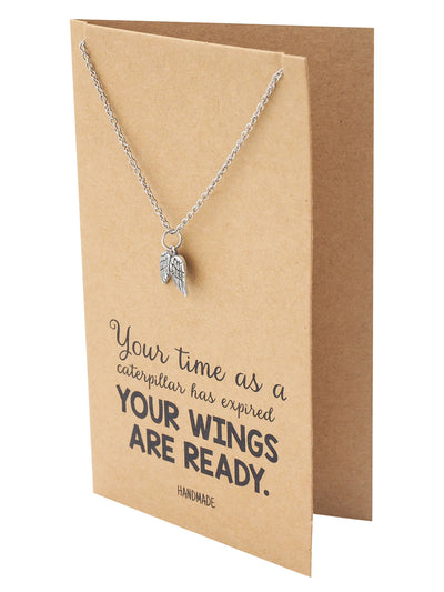 Ezriel Angel Wings Necklace