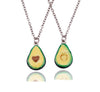 Liana Set for 2, Avocado Pendant Matching Necklace for Women, Funny and Inspirational Quote