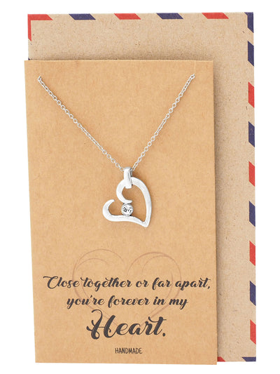 Fiona Love Heart Pendant Necklace
