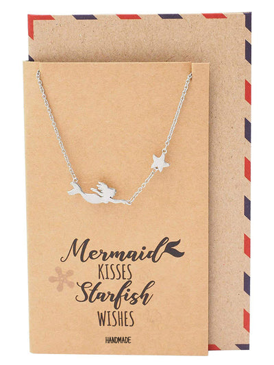 Lana Mermaid And Starfish Necklace For Women