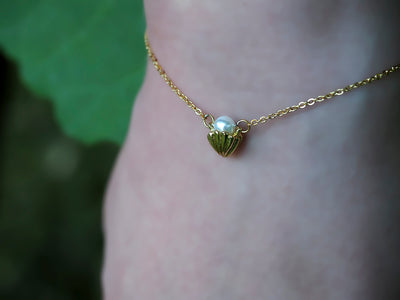 Cassy Mermaid Mini Shell Pearl Bracelet for Women