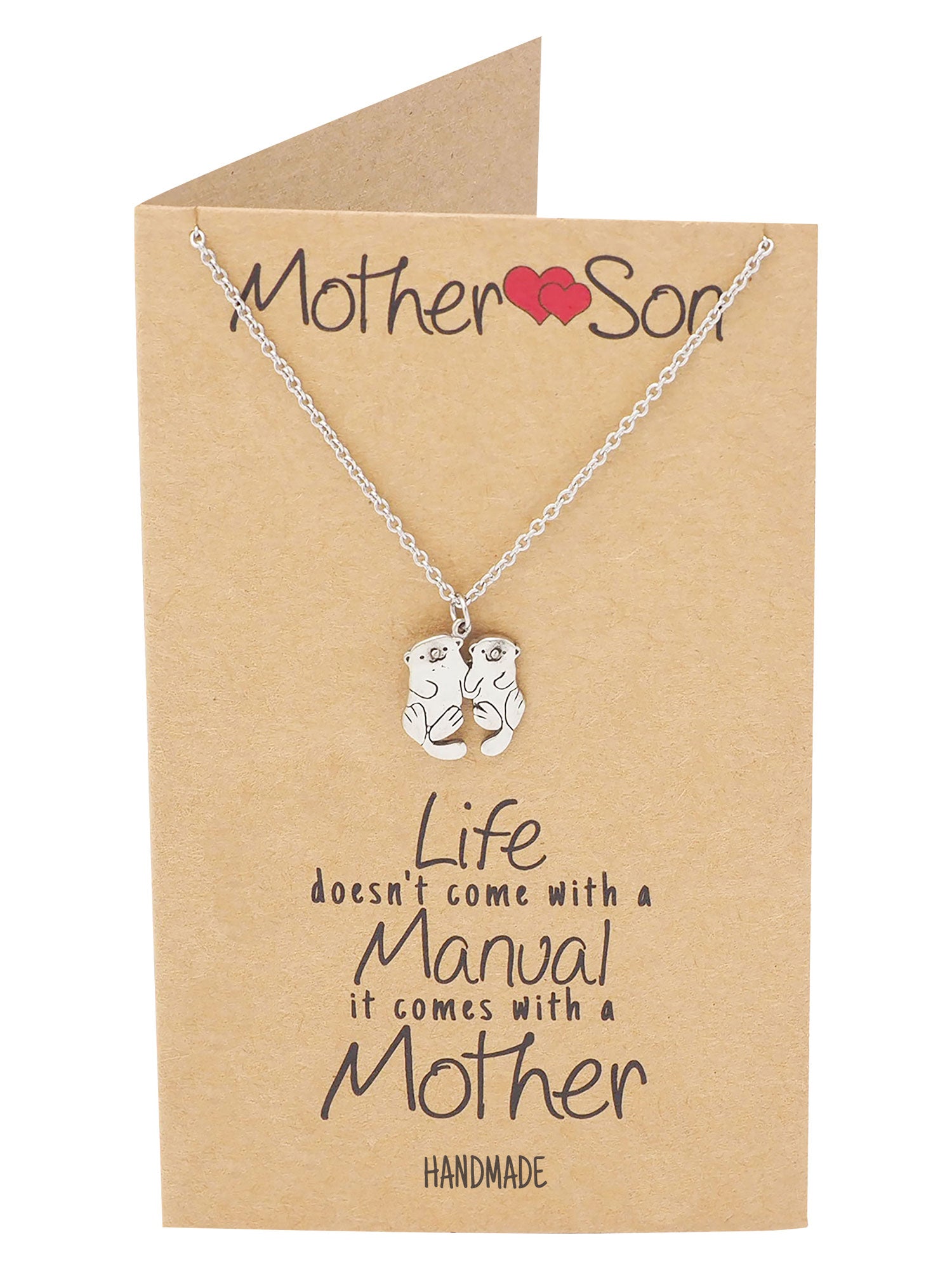 Mom Necklace, Mother & Son Gift, Mom Gift From Son, Gift For Mom From –  Rakva