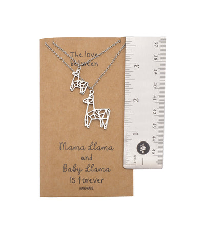 Baby Llama Pendants 2 sets of Necklace