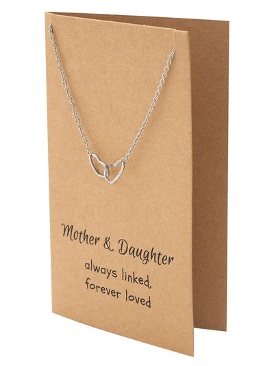 Amazon.com: Mother Daughter Necklace Set of 3, Matching Heart Necklaces  Ladies Girls for Mom Daughter Me : Clothing, Shoes & Jewelry