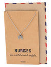 Myka Nurse Jewelry with Angel Wings Pendant