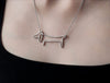 Saanvi Dog Pendant Necklace for Women with Greeting Card