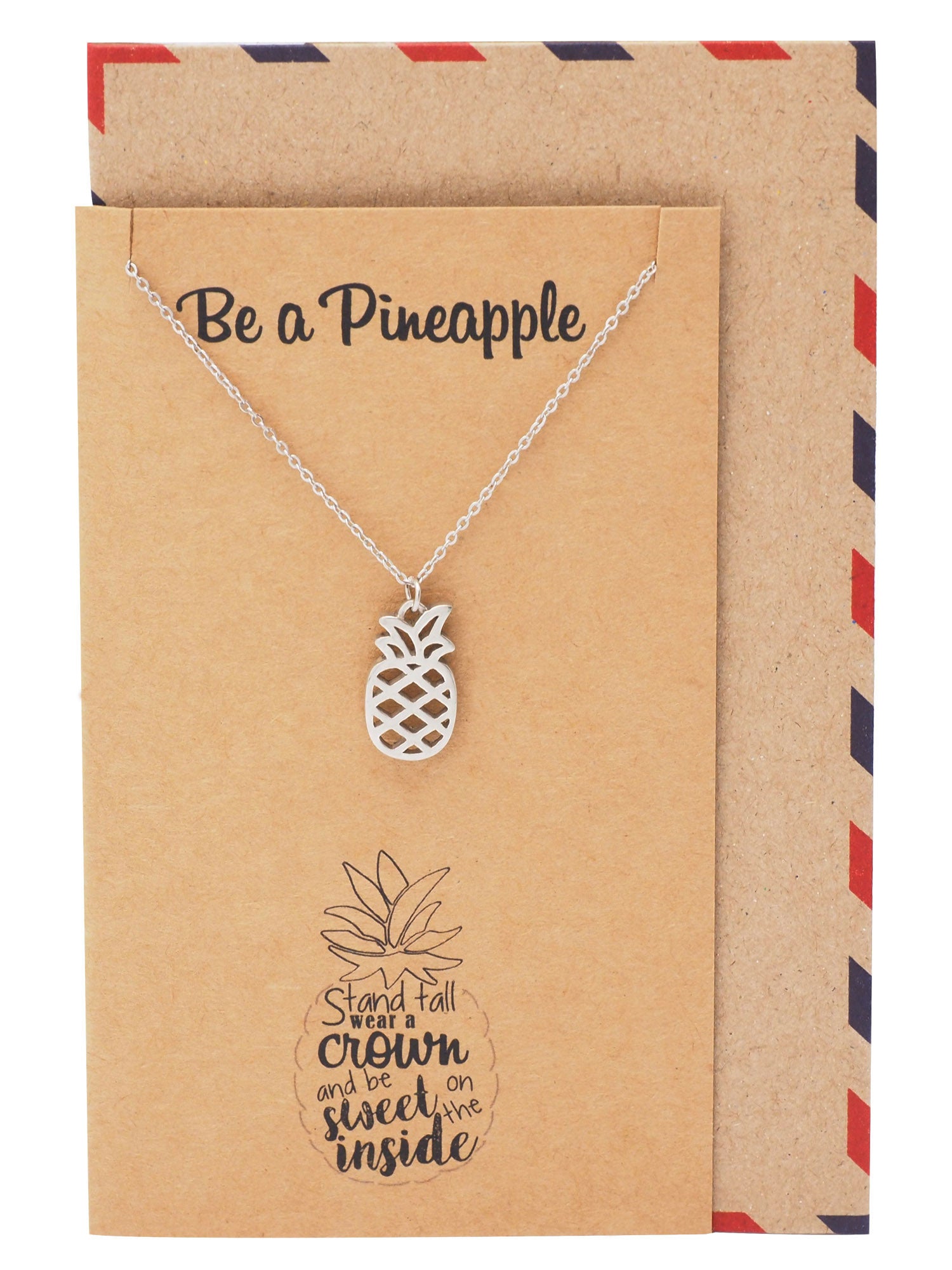Khalee Pineapple Charm Necklace for Women
