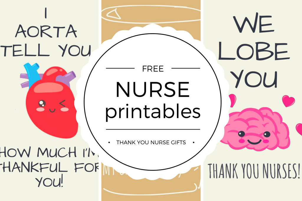 Free Printable Nurse Appreciation Thank You Cards
