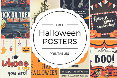 Free Halloween Mini Posters Printables