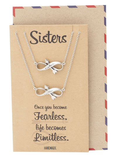 Raissa Sister Fearless Limitless Infinity Necklace