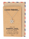 Aprille Snowflakes Charm Necklace