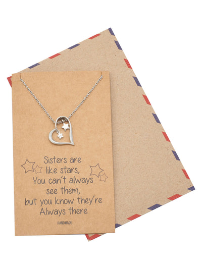 Sister Quotes Jewelry Greeting Card