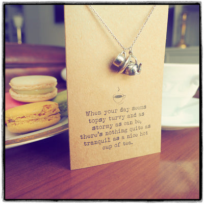 Tea Quotes Jewelry Gifts for Tea Lovers