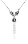 Toni Graduation Gifts for Her, Wing and Glass Vial Necklace