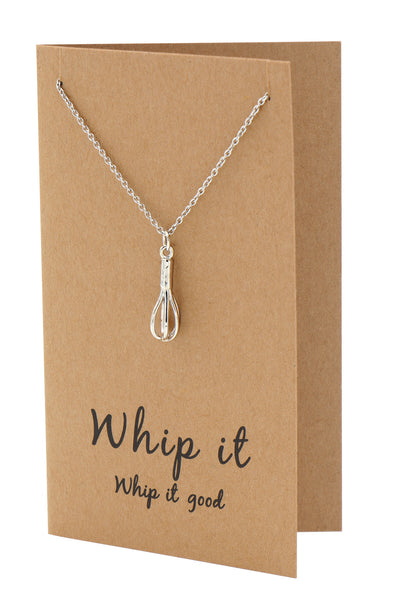 Nadja Whisk Necklace Gift for Bakers
