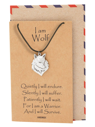 Malen Wolf Necklace for Men and Women