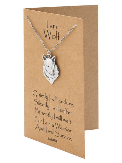 Malen Wolf Necklace for Men and Women