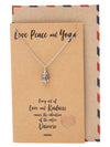 Matilda Love, Peace and Yoga Necklace